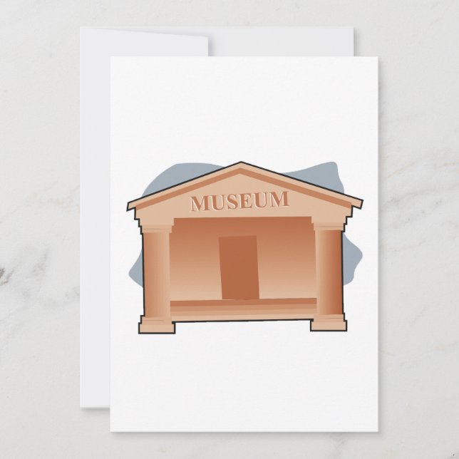 Classic Museum Architecture Invitation (Front)