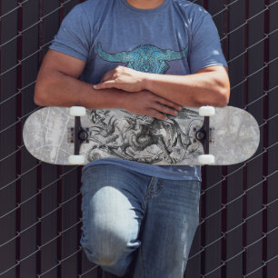 Classic Mythical Beast  Skateboard