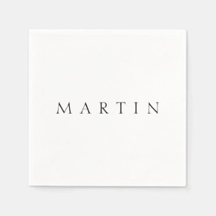 Classic Name (or word) Napkin