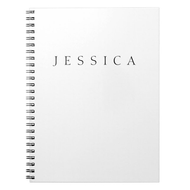 Classic Name (or word) Notebook (Front)
