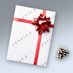 Classic Name (or word) Wrapping Paper