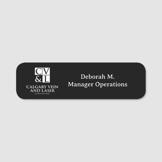 Classic Name Tag (Front)