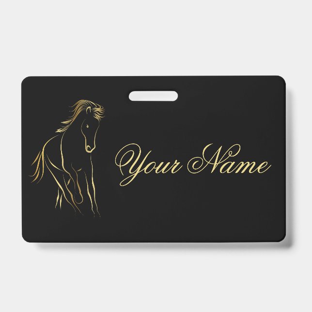 Classic Name Tag ID Badge (Front)