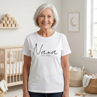 Classic Nana EST Year Simple Family Script
