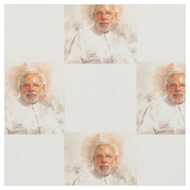 Classic Narendra Modi 2021 Fabric (Close Up)