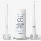 Classic Navy Bible Verse Monogram