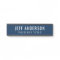 Classic Navy Blue Professional Name and Title