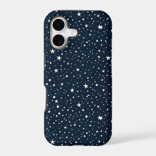 Classic Navy Blue & White Stars Seamless Patriotic