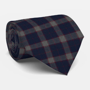 Classic Navy Plaid Tie