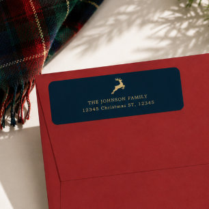 Classic Navy Preppy Old Money Christmas Return