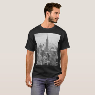 Classic New York City Monochrome Black & White T-Shirt