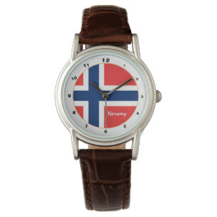 Classic Norwegian Flag & Norway fashion /design Watch