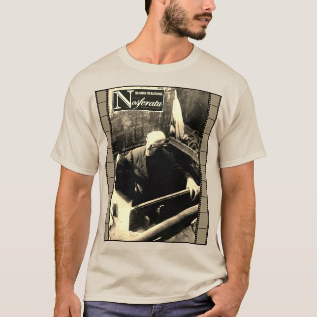 Classic Nosferatu Horror Film T-Shirt (Front)