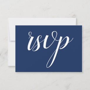 Classic, Nostalgic and Vintage "rsvp" Card