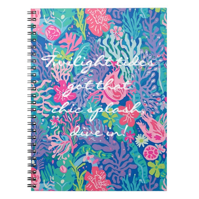 Classic notebook in stylish graphic (Front)