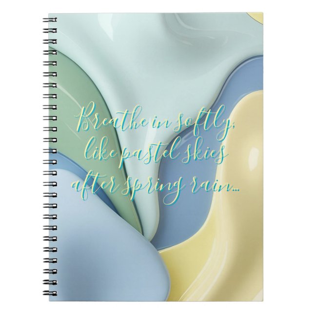 Classic notebook in stylish graphic (Front)