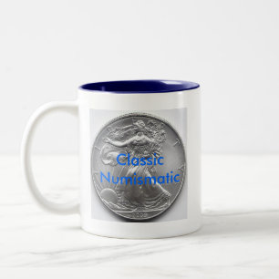CLASSIC NUMISMATIC Two-Tone COFFEE MUG