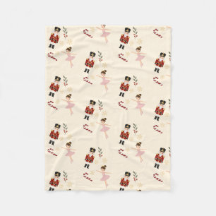 Classic Nutcracker Christmas Sherpa Blanket