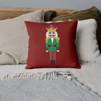 Classic Nutcracker Pillow Festive Decor