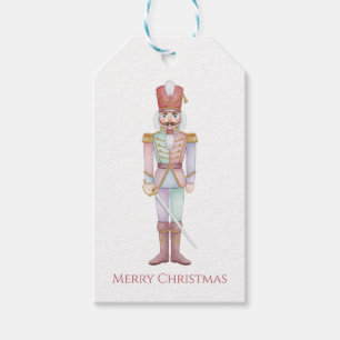 Classic Nutcracker Soldier Merry Christmas Gift Tags