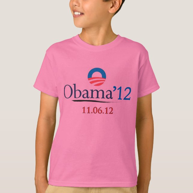 Classic Obama 2012 Kid's T-Shirt (Front)