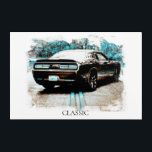 *~* Classic Old Antique Muscle Car Digital NIR Acrylic Print<br><div class="desc">ACRYLIC PRINT of a CLASSIC Old Antique Muscle Car in a NIR and Grunge style Digital Enhanced Paintings - PERSONALIZE TEXT IF DESIRED. - BLack old muscle car. The background Frame is WHITE. The word CLASSIC can be edited to your liking or Deleted. Energetically Enhanced as well as a Digitally...</div>