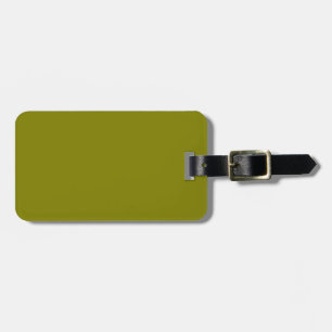Classic Olive Green  Luggage Tag