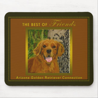 Classic Olive & Rust Golden Retriever Mousepad