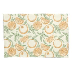 Classic Orange Fruit Pattern Pillowcase