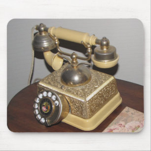 Classic Original Antique Phone Mouse Pad
