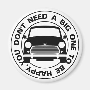 Classic Original British Mini car Magnet