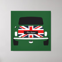 Classic original Union Jack Austin Mini Cooper