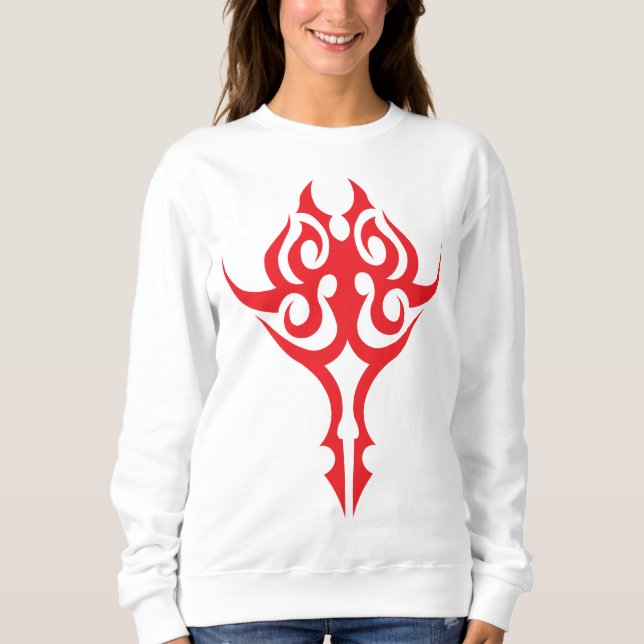 Classic Ornamental Floral Border Elegant Design Sweatshirt (Front)