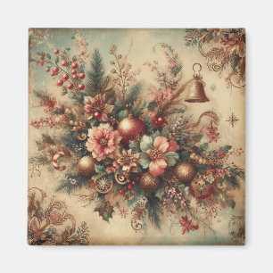 Classic Ornate Christmas Magnet