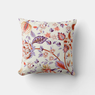 Classic paisley and fine lace pattern, Persian pat Cushion