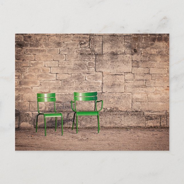 Classic Paris Park Chairs Photo Postcard (Front)
