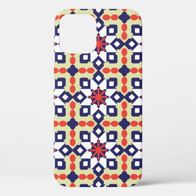 Classic Pattern Ornament,Seamless Geometric Patter Case-Mate iPhone Case (Back)