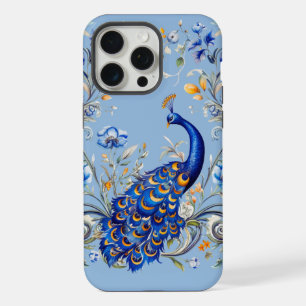 Classic Peacock Design - Elegant Gift for Her iPhone 15 Pro Max Case
