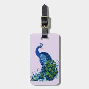 Classic Peacock Design Luggage Tag