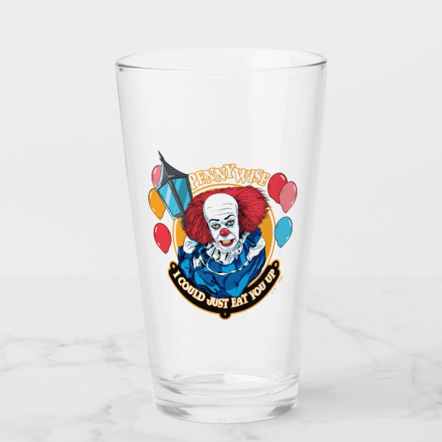 Classic Pennywise - I Could Just Eat You Up Glass (Front)