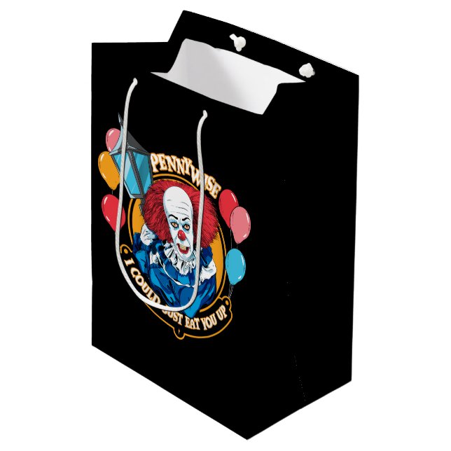 Classic Pennywise - I Could Just Eat You Up Medium Gift Bag (Front Angled)