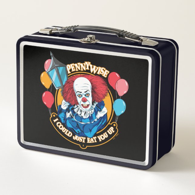 Classic Pennywise - I Could Just Eat You Up Metal Lunch Box (Front)