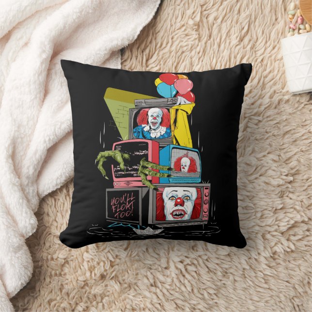 Classic Pennywise TV Stack - You'll Float Too Cushion (Blanket)