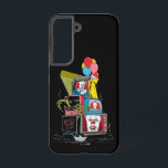 Classic Pennywise TV Stack - You'll Float Too Samsung Galaxy Case<br><div class="desc">This illustration features a stack of television sets displaying IT's face,  "You'll Float Too" quote,  with a VHS player atop,  balloons,  and Georgie's raincoat and paper boat! Get this on a fun graphic t-shirt,  poster,  or many other customisable Zazzle gifts!</div>