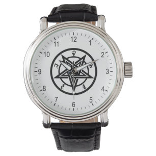 Classic pentagram symbol watch