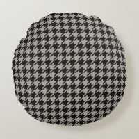 Classic Pepita Houndstooth Pattern Black Grey