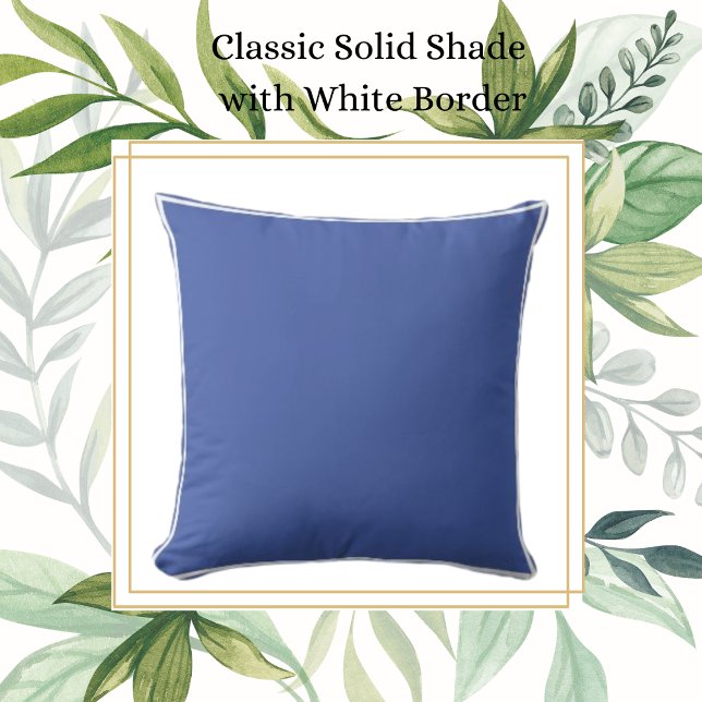 Classic Periwinkle Blue with White Trim Cushion (Creator Uploaded)