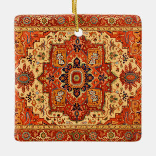 CLASSIC PERSIAN RUG CERAMIC TREE DECORATION