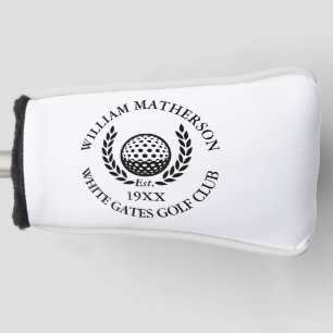Classic Personalised Golf Club Name Head Cover
