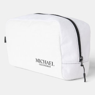 Classic Personalised Groomsman Name Dopp Kit